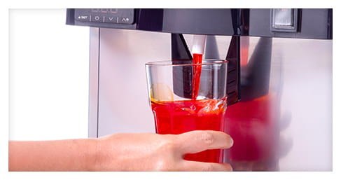 Schładzacz dyspenser napojów 3x10 l Panoramic żółty Resto Quality MMM30.AY
